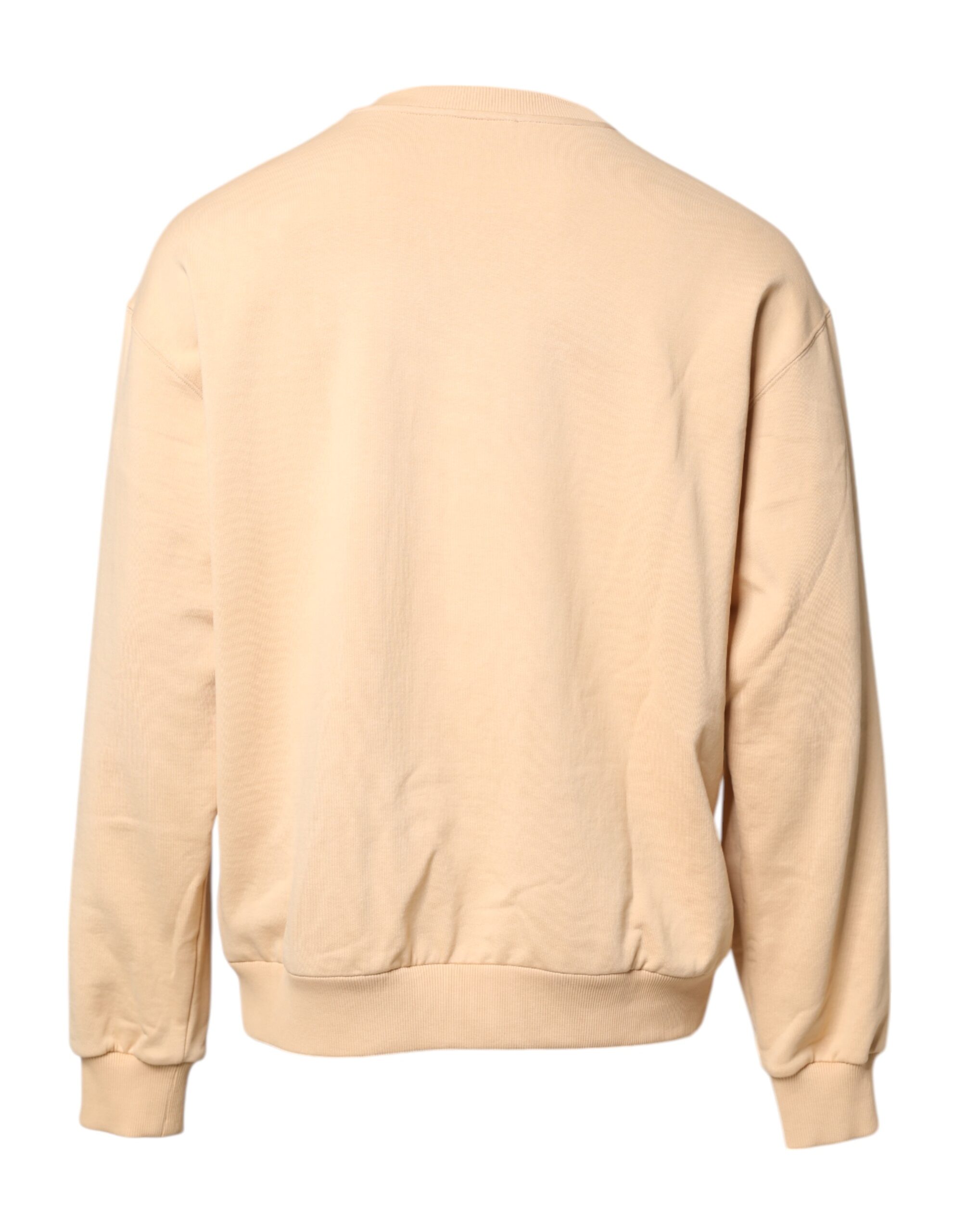 Бежевый свитер с круглым вырезом и принтом вишни Dolce & Gabbana, Beige — фото 3