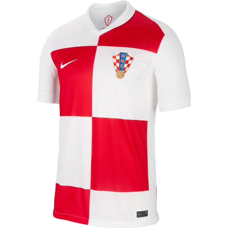 

Домашняя футболка болельщика на стадионе Хорватии 2024 Nike, мультиколор