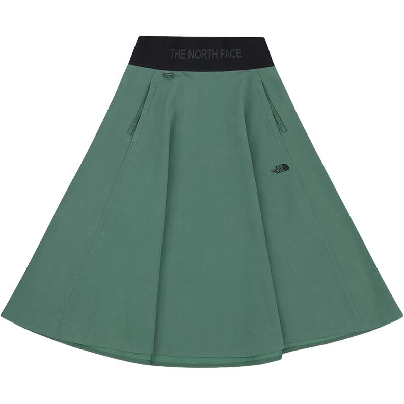 

THE NORTH FACE Повседневная длинная юбка Urban Exploration SS25 для женщин цвет duck green