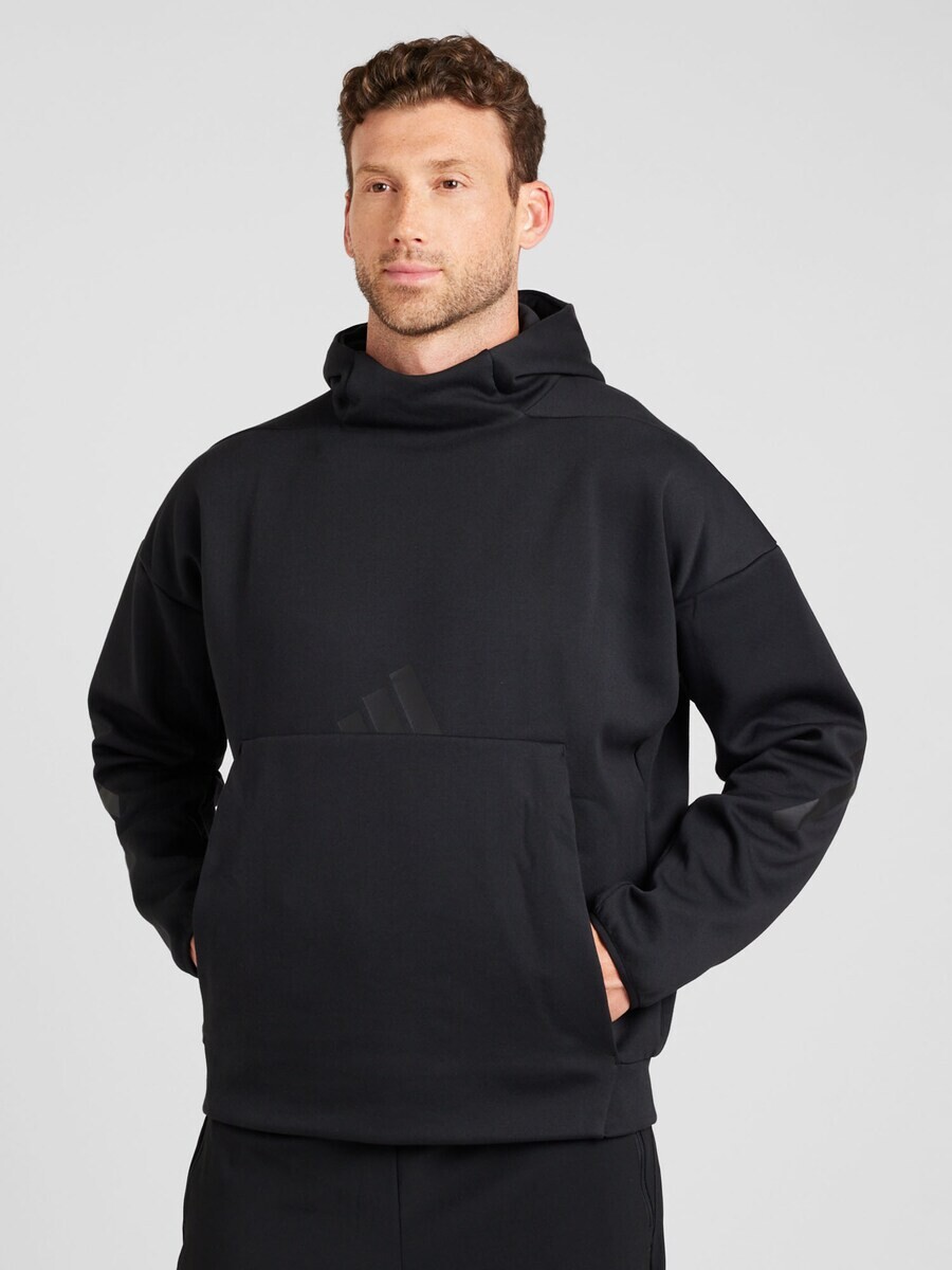 Свитер с капюшоном на молнии ADIDAS SPORTSWEAR Athletic Sweatshirt Z.N.E., черный — фото 2
