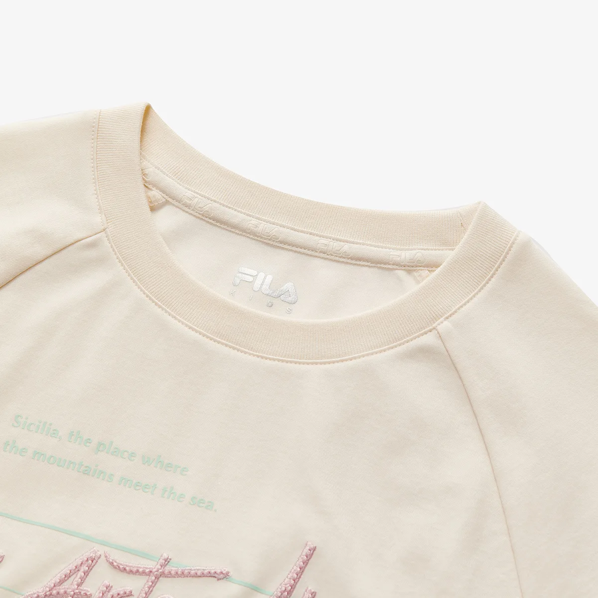 FILA KIDS Футболка Arisa белая для подростков — фото 4