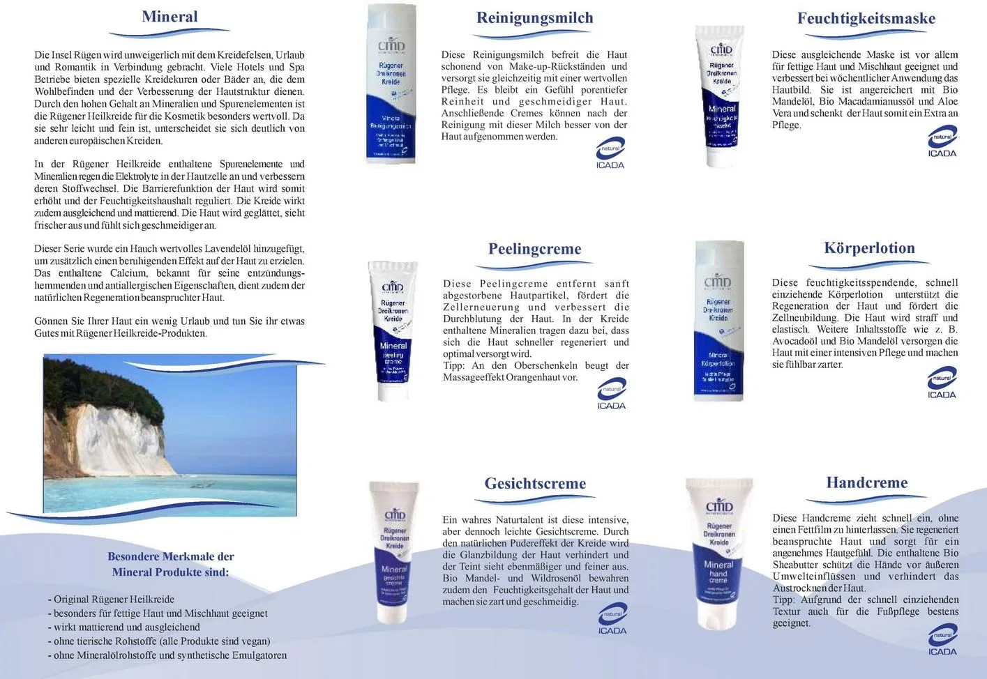 Минеральный крем для рук CMD с рюгенским мелом (2 x 100 мл) Cmd Naturkosmetik