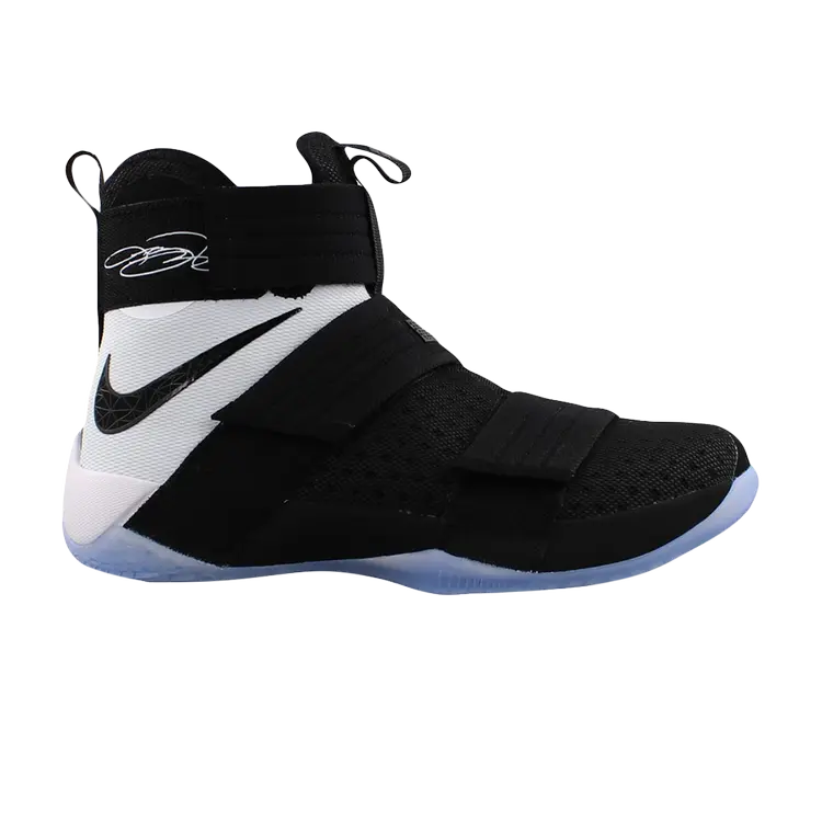 

Кроссовки Nike LeBron Soldier 10 SFG 'Black White', черный