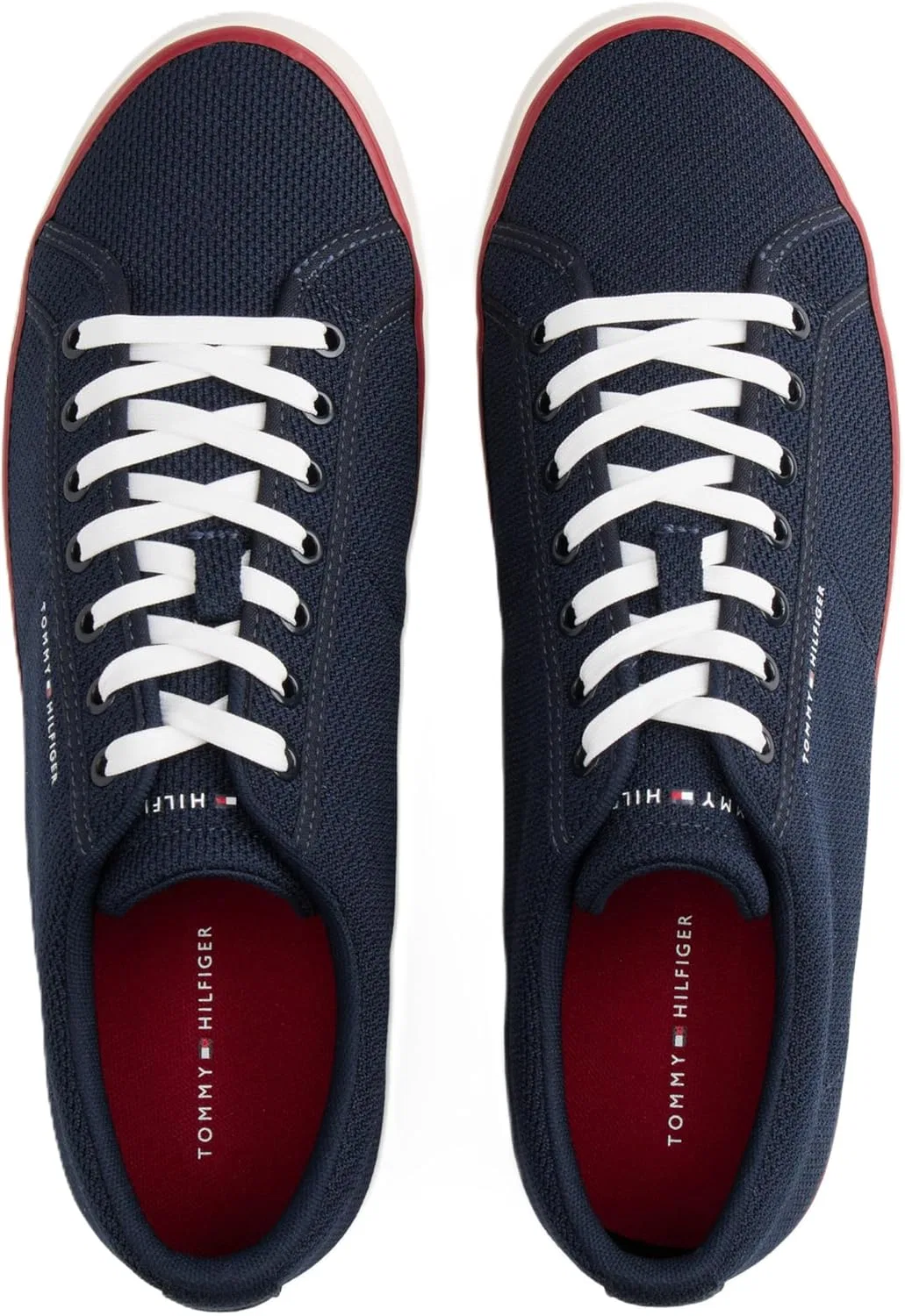 Мужские низкие кроссовки Tommy Hilfiger Harlem Core II Seasonal Textile Fm0fm05820, Blue Desert Sky — фото 3
