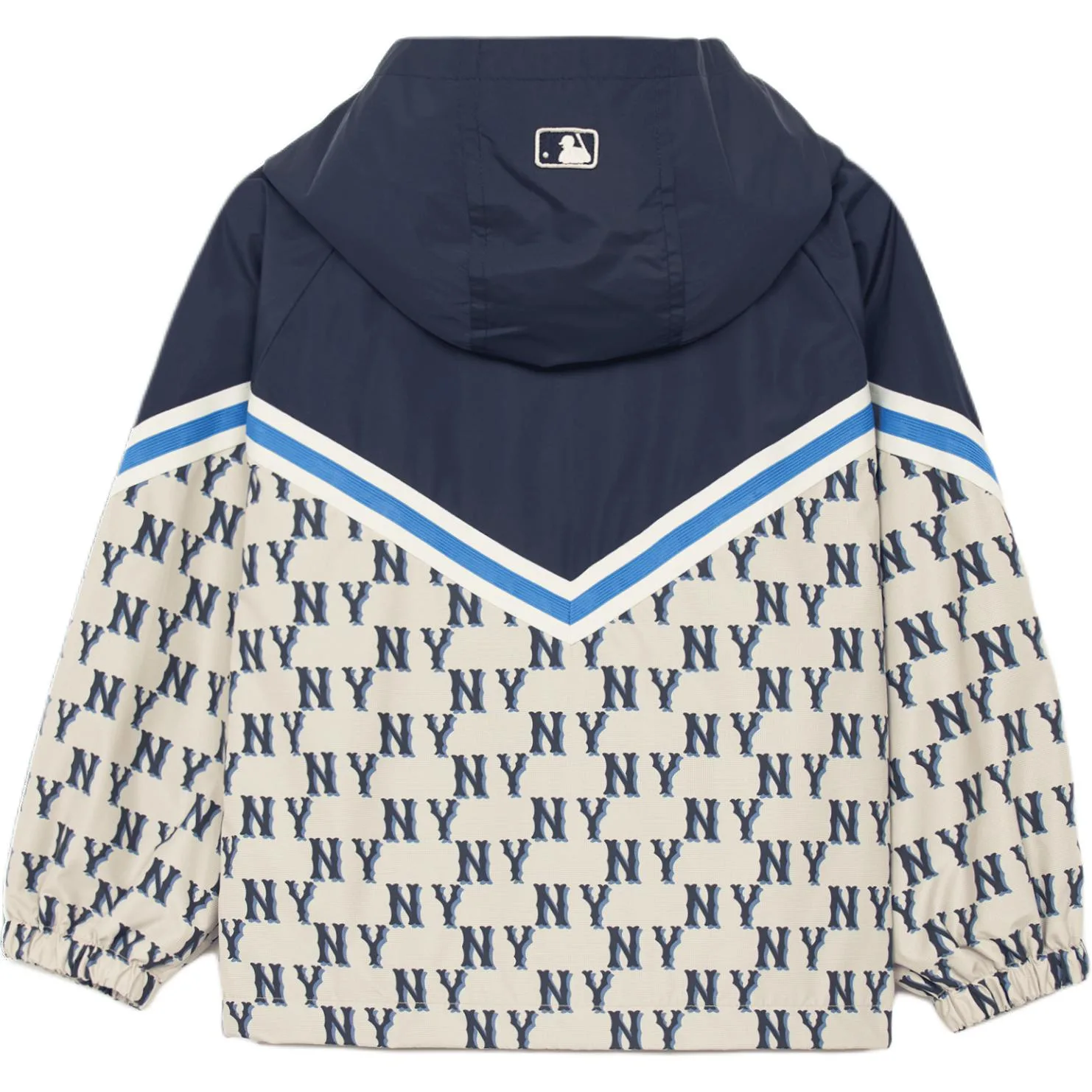 MLB KIDS Куртка Monotive Beige/Blue для детей 3-7 лет — фото 3
