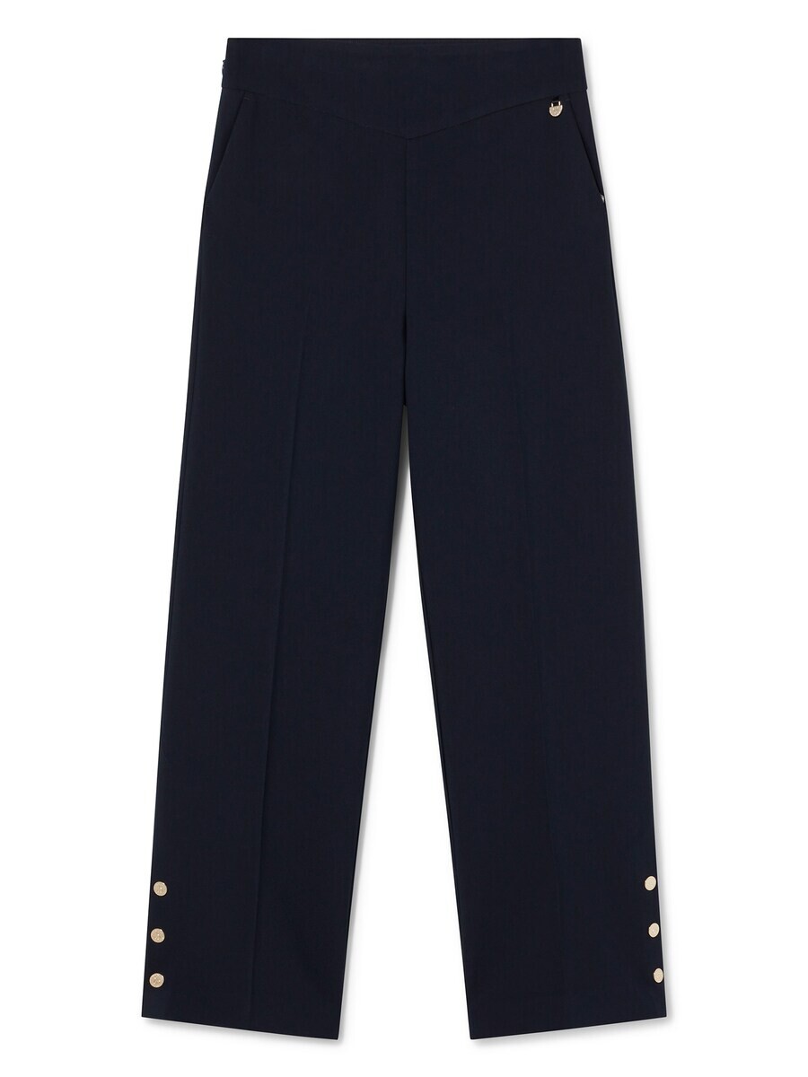 

Широкие брюки Lola Casademunt Wide leg Pleated Pants, морской синий