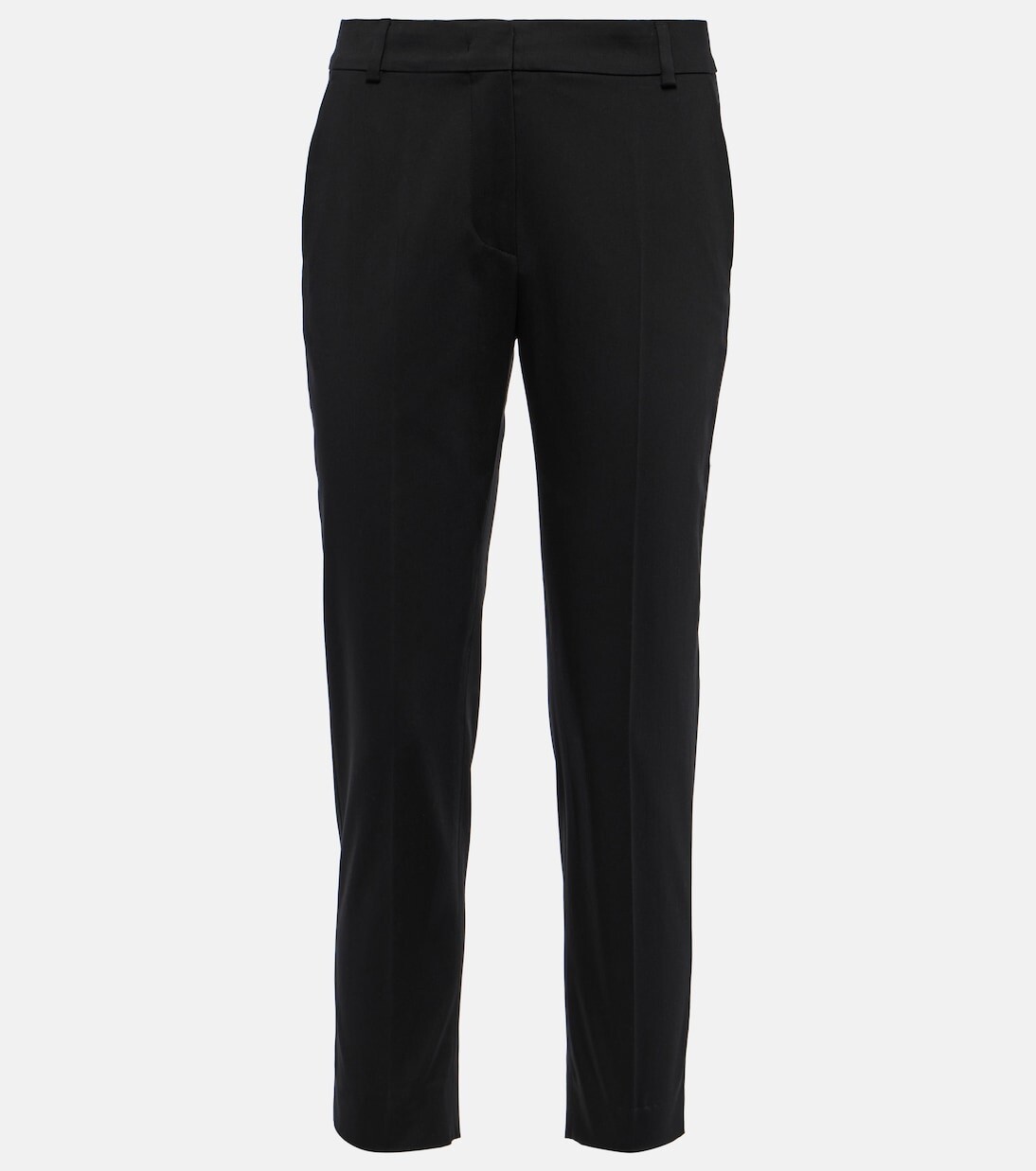 

Укороченные прямые брюки lince из хлопка Max Mara, черный
