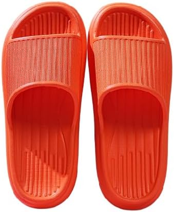 

Унисекс тапочки BYDZKJ для женщин и мужчин, нескользящие, ультралегкие, мягкие сандалии, мягкие домашние шлепанцы для использования дома, в саду, ванной или у бассейна, оранжевый