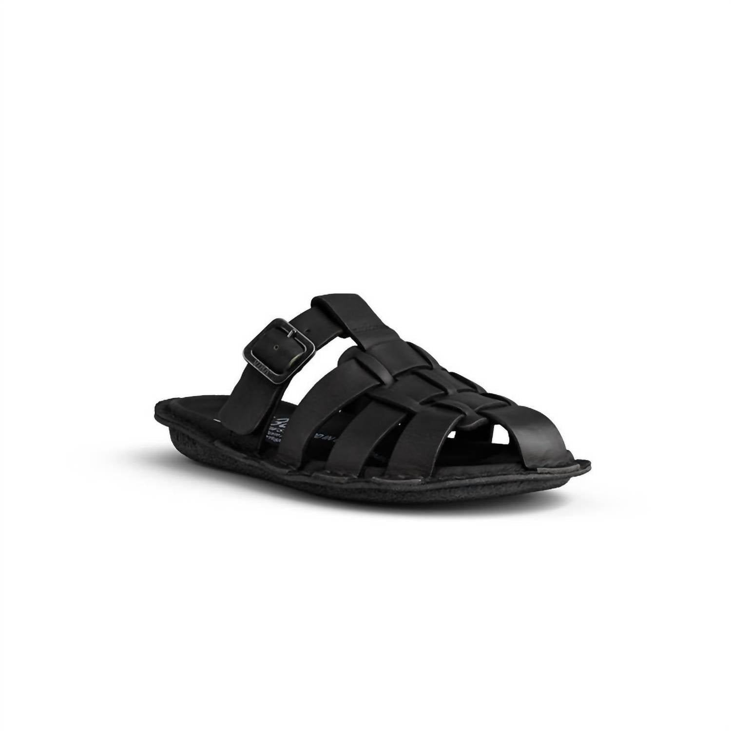 Women's Amalfi Leather Preto Sandal In Black VIBAe — фото 2