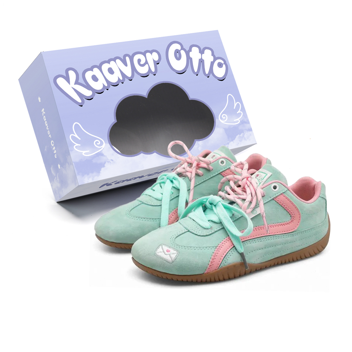 

KAAVER OTTO Немецкие армейские кроссовки Unisex противоскользящие дышащие легкие низкие в зеленом конверте, цвет Green Envelope