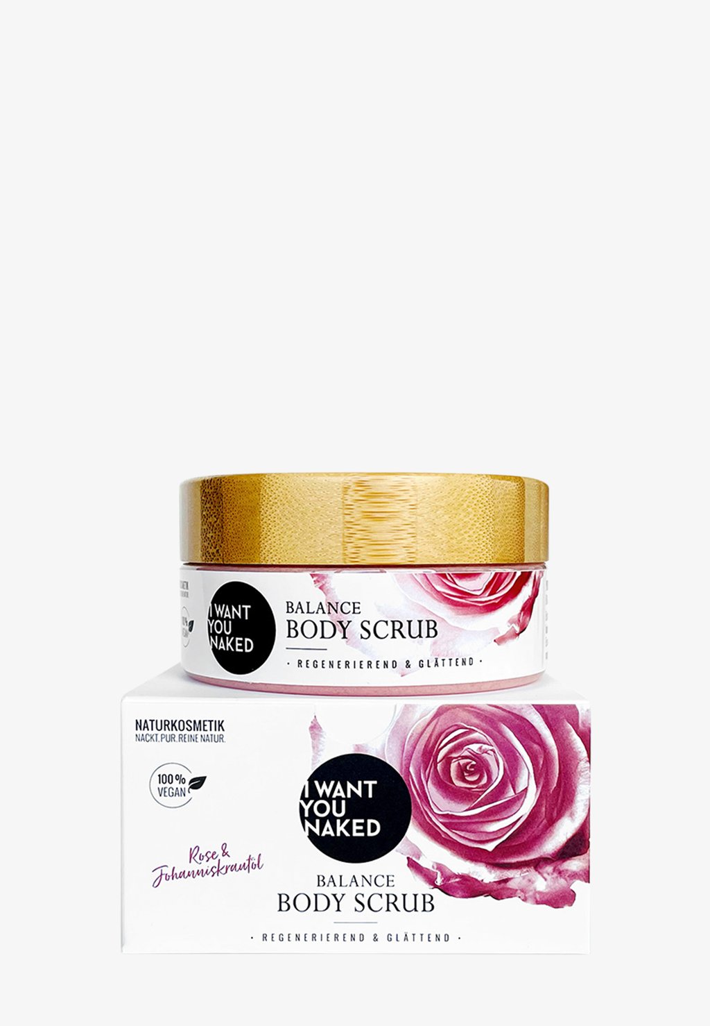 

Скраб для тела Balance Body Scrub Rose & Johanniskrautöl I WANT YOU NAKED, цвет rose & johanniskrautöl