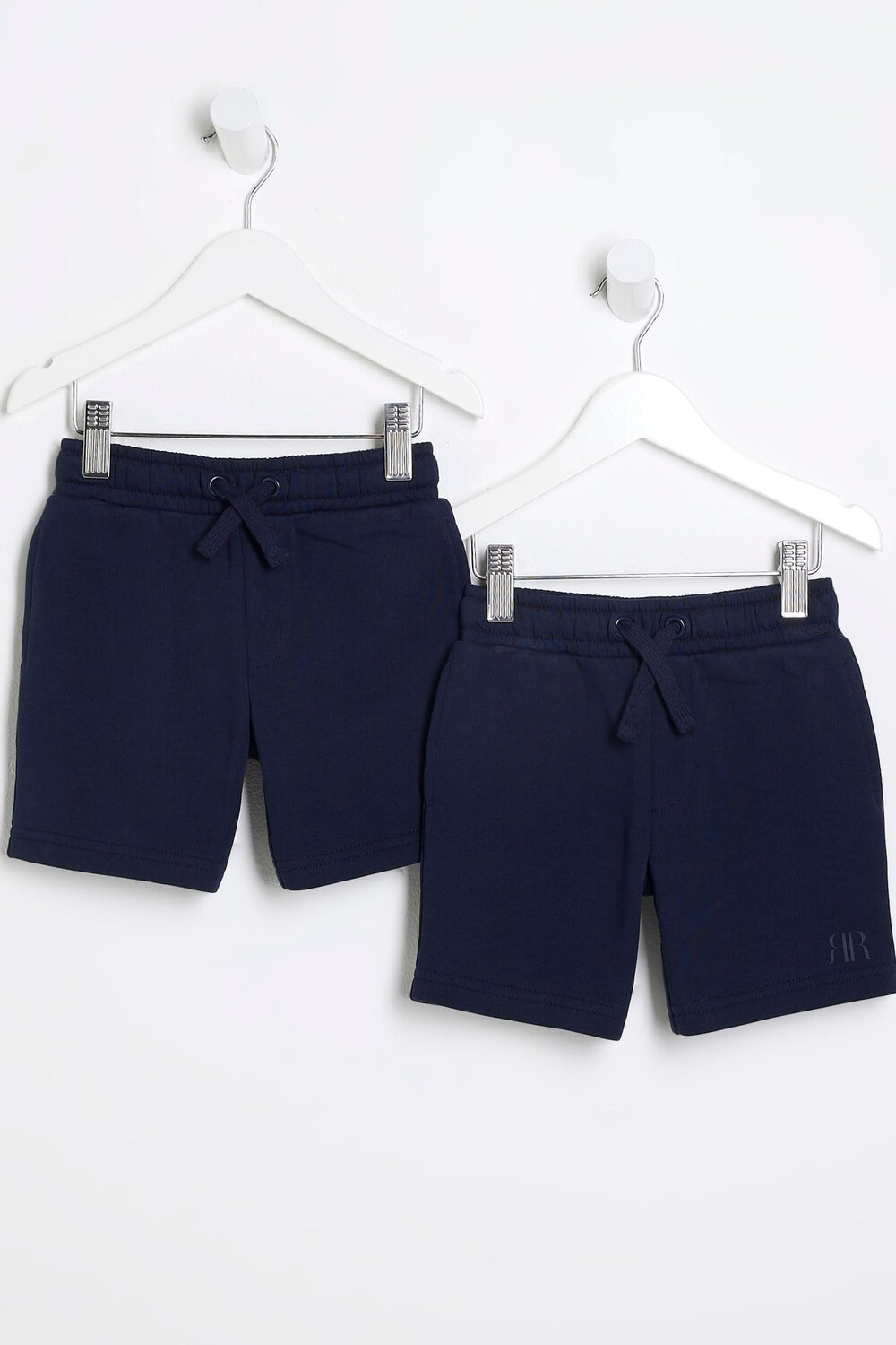 

Шорты для мальчиков из хлопка, 2 шт в упаковке River Island, синий