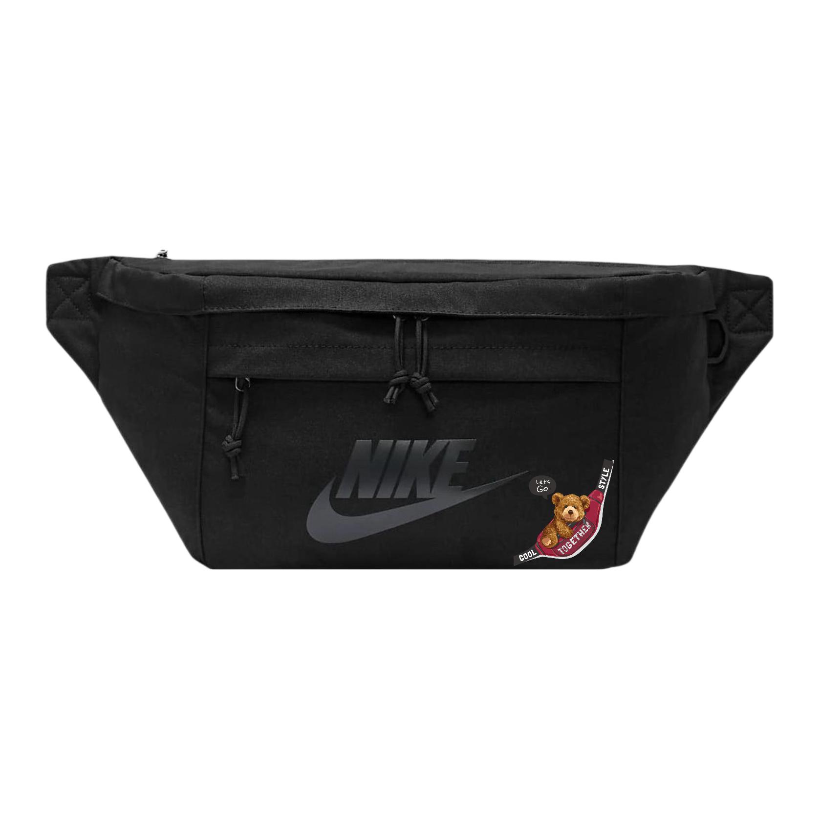 

Nike Тканевая поясная сумка Regular Unisex черная, Hanging Hug Bear
