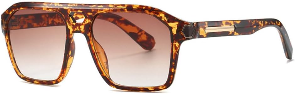 

Солнцезащитные очки прямоугольной формы с большой оправой 2027 года для мужчин, зеркальные солнцезащитные очки для женщин с защитой от УФ-излучения UV400 MTZJH, C4 Tea