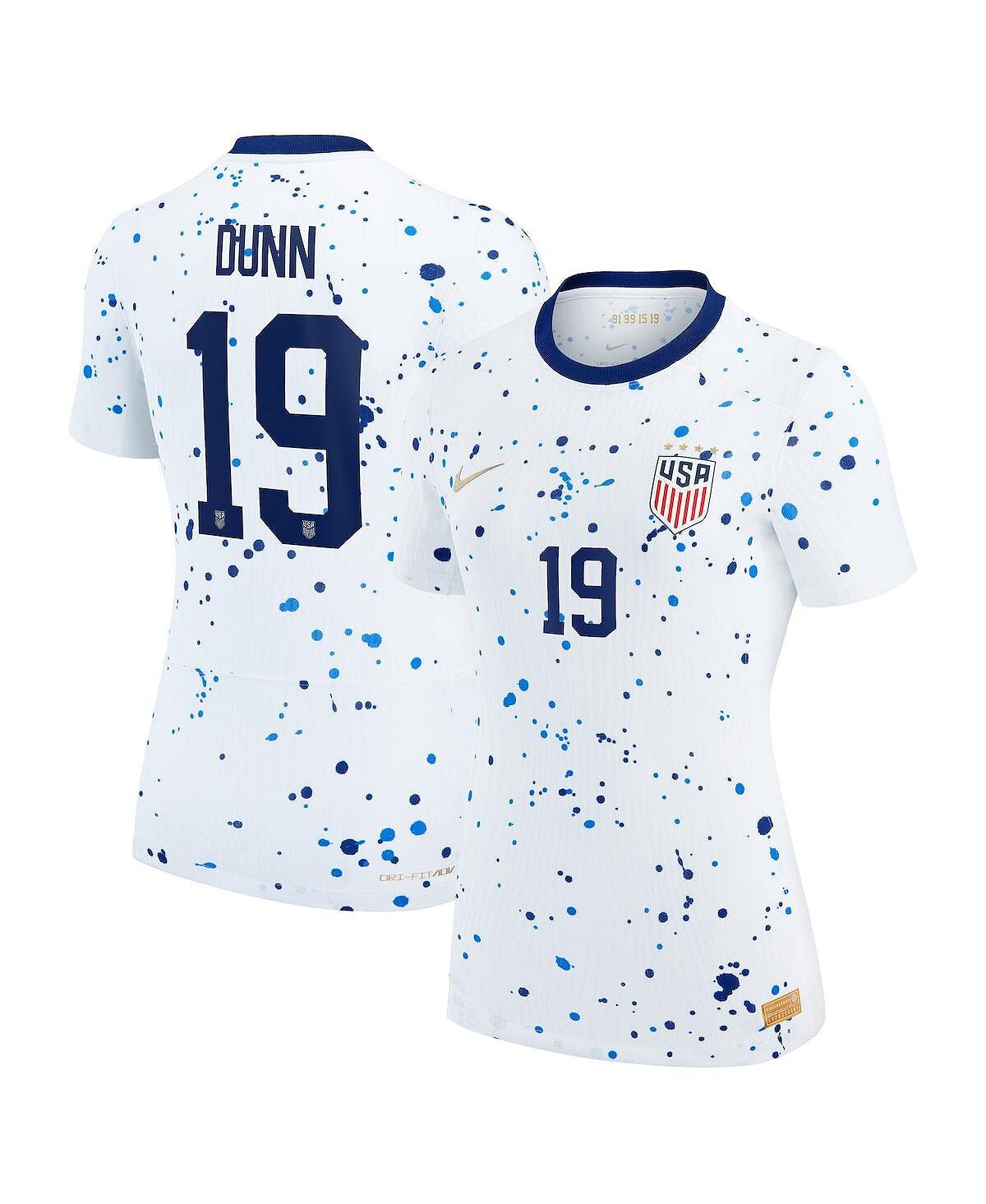 

Женское джерси Crystal Dunn USWNT 2023 Authentic Player Nike, белый