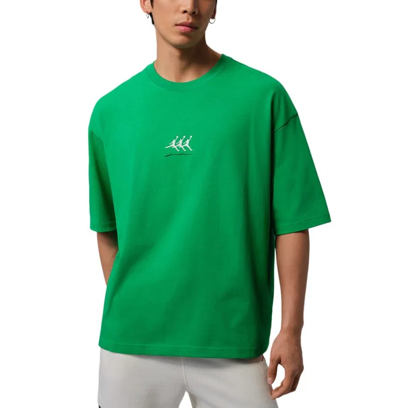Футболка мужская As M J FLT GFX OVSZ Jordan, Green