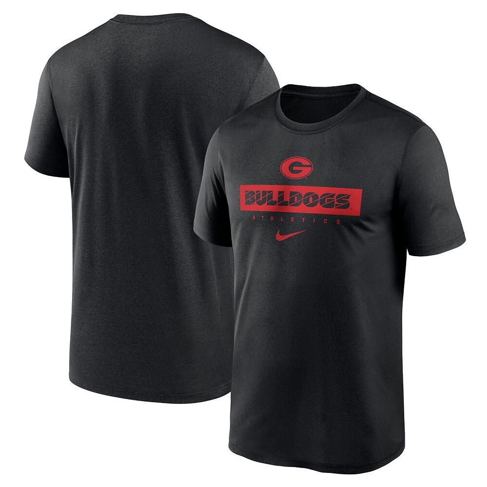 

Мужская черная футболка Nike Georgia Bulldogs 2024 Sideline Legend Performance, цвет Uga Black