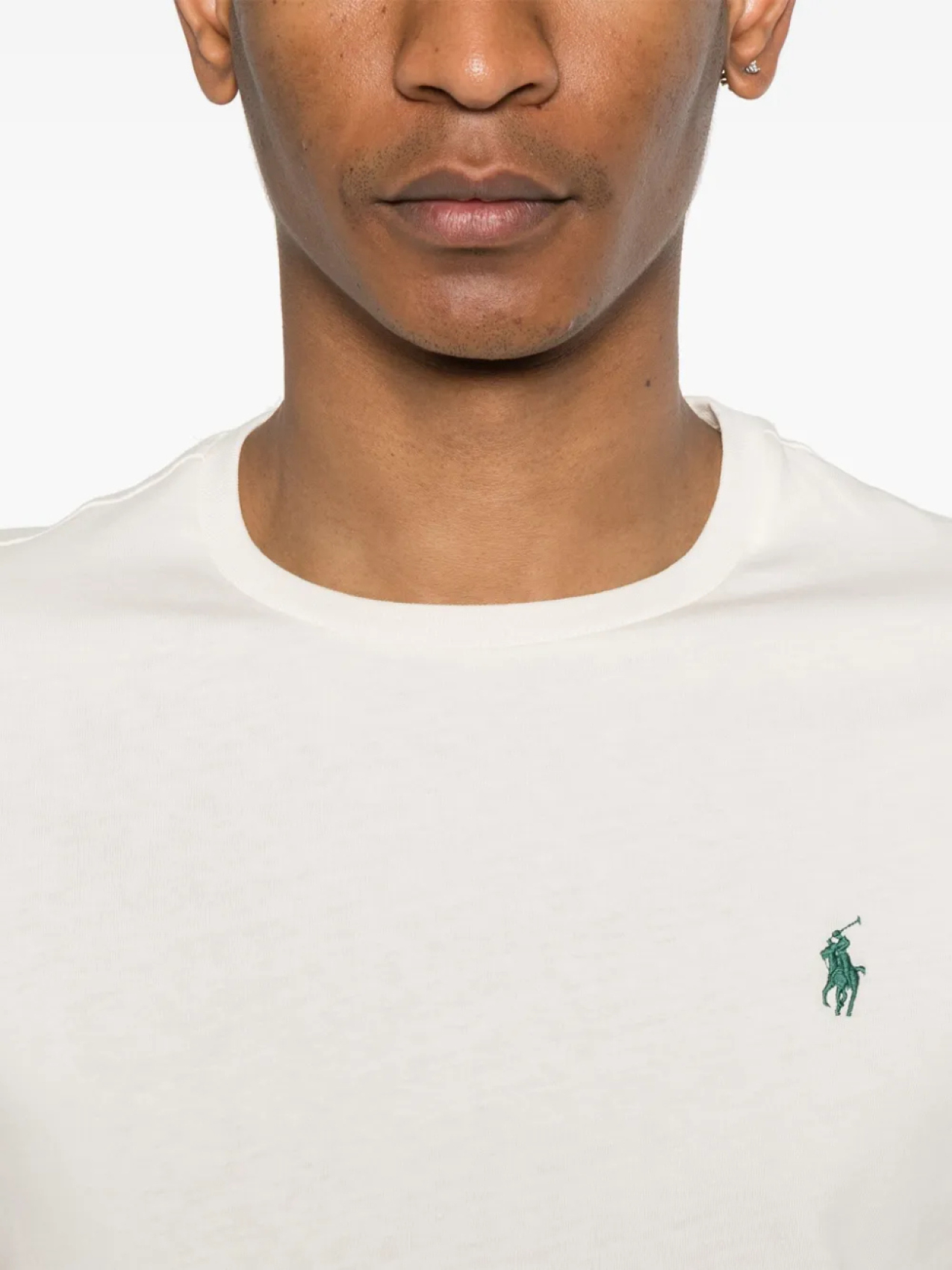 Футболка с вышивкой Polo Pony Polo Ralph Lauren, нейтральный — фото 4