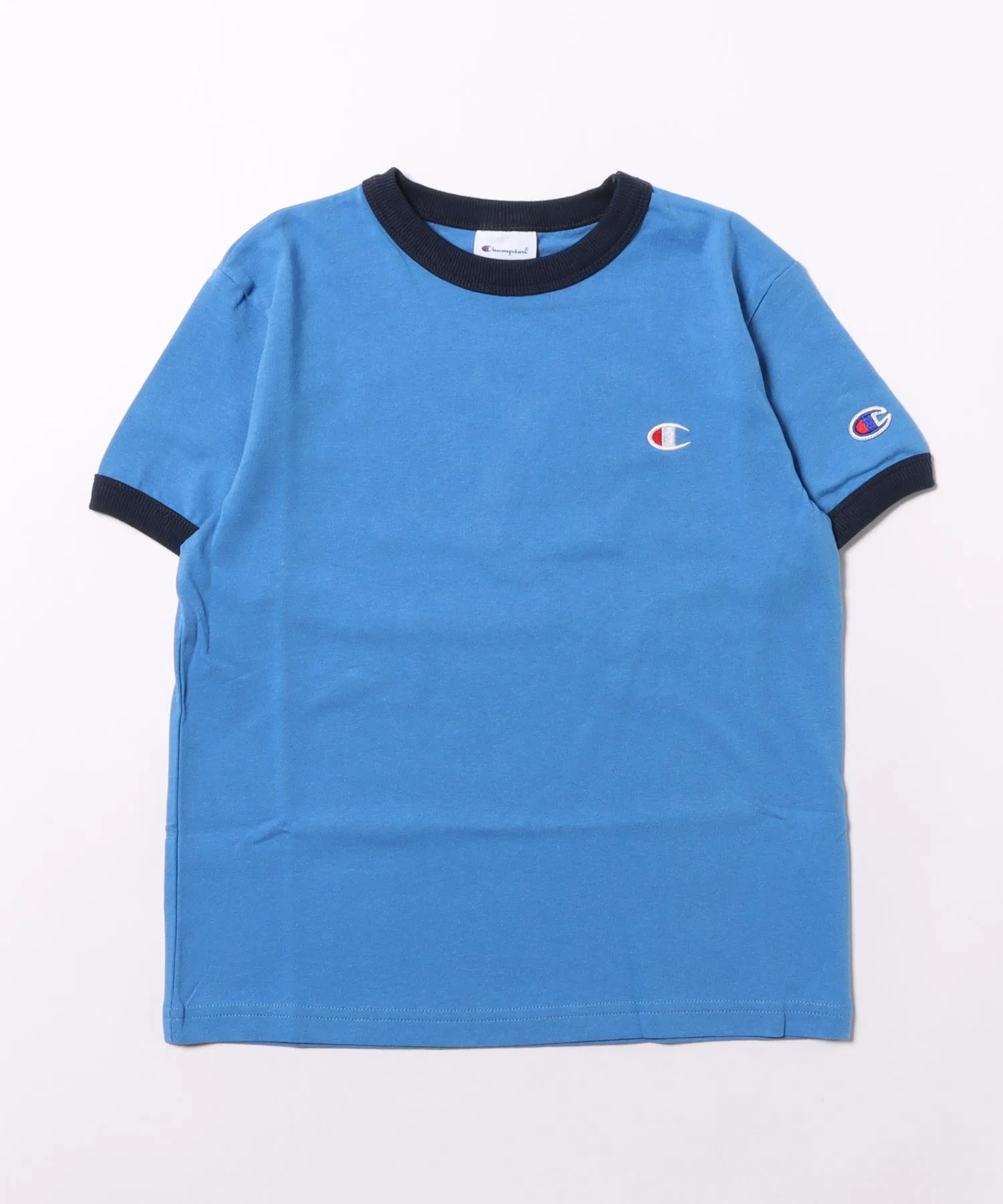 Детская футболка Champion RINGER с коротким рукавом синяя