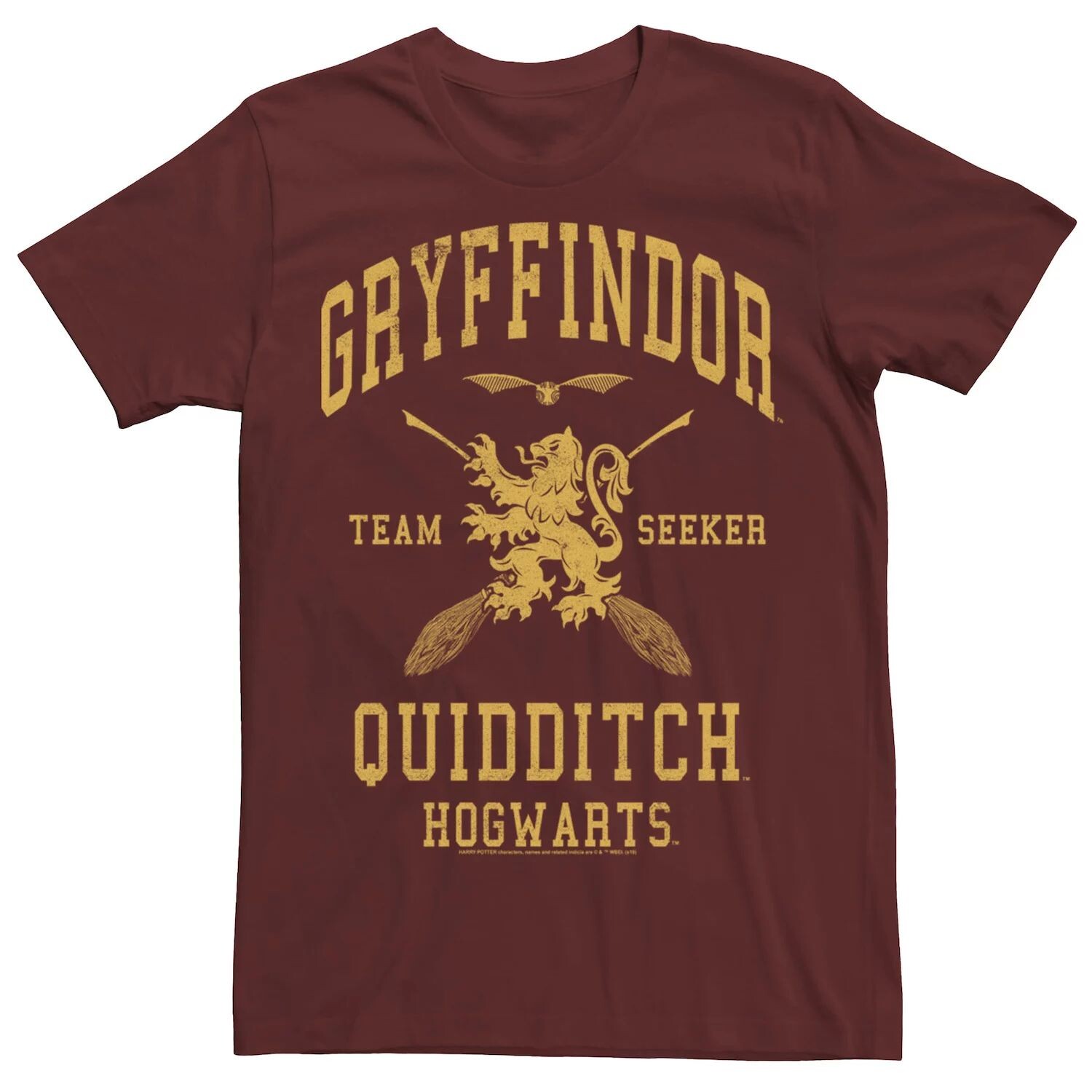 

Мужская трикотажная футболка «Дары смерти» команды Гриффиндора Harry Potter