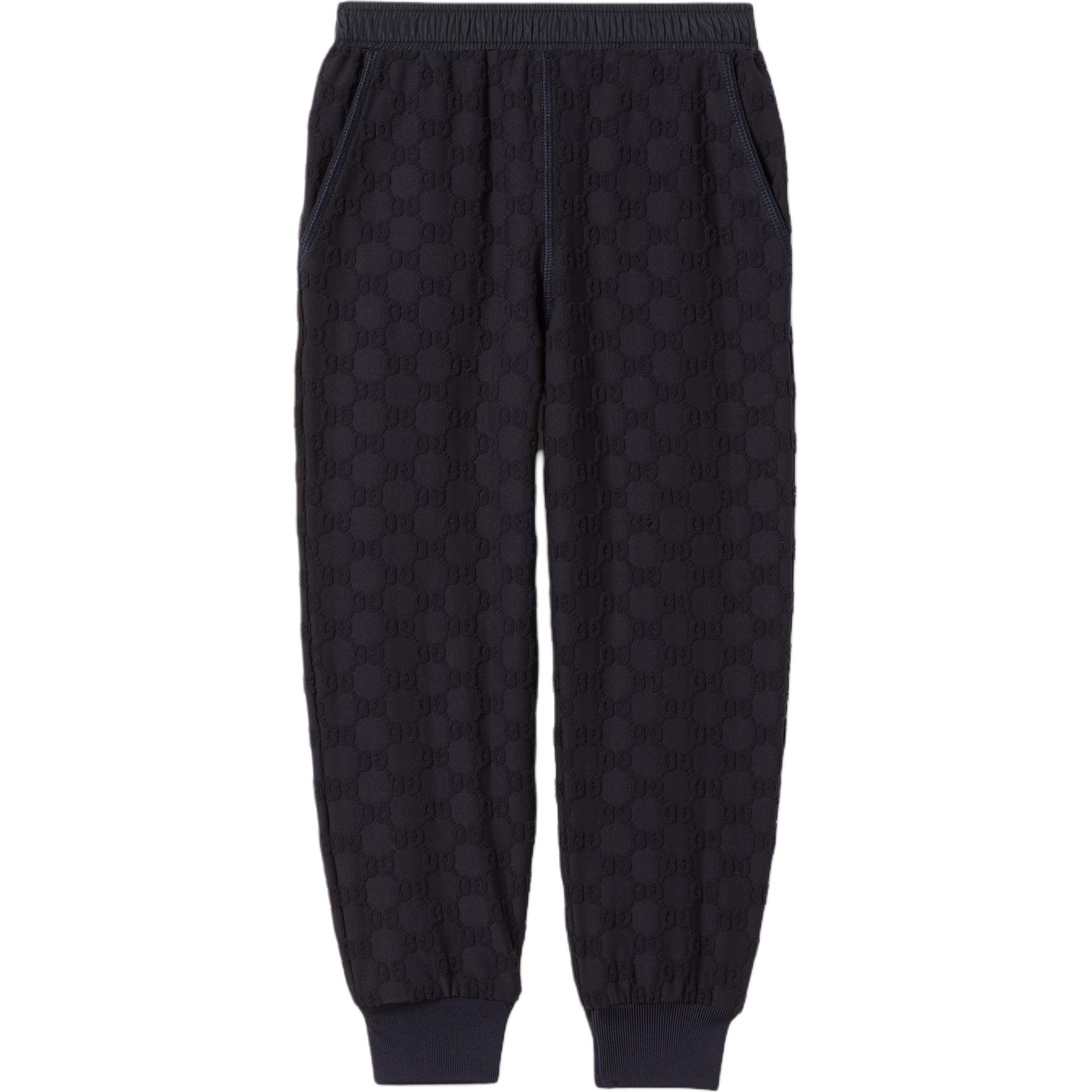 

Детские вязаные спортивные штаны GUCCI, темно-синий