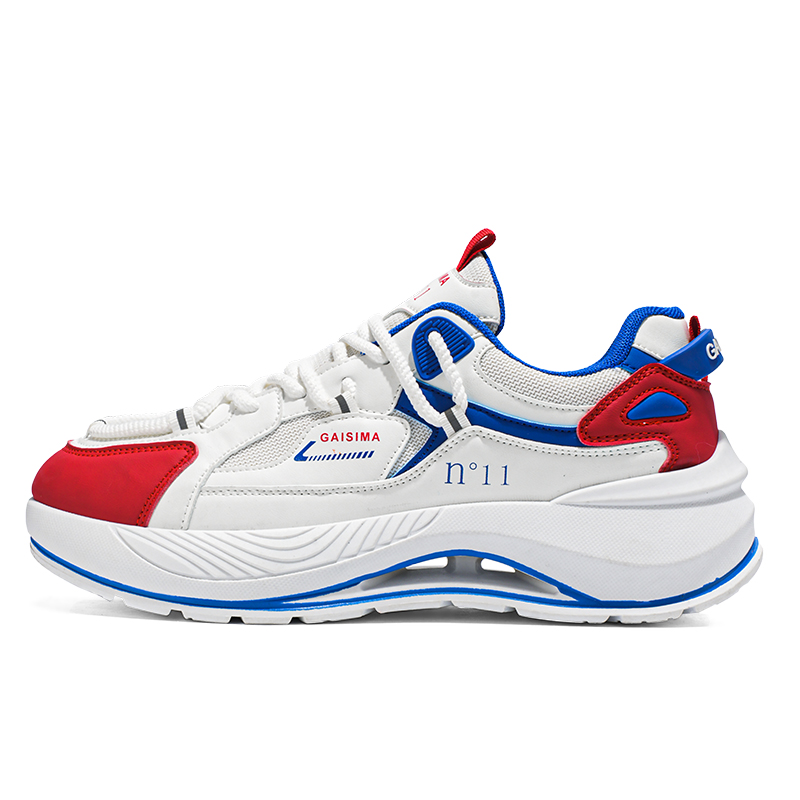 

Sportful Низкие скейтерские кроссовки мужские бело-красно-синие, цвет White Red Blue