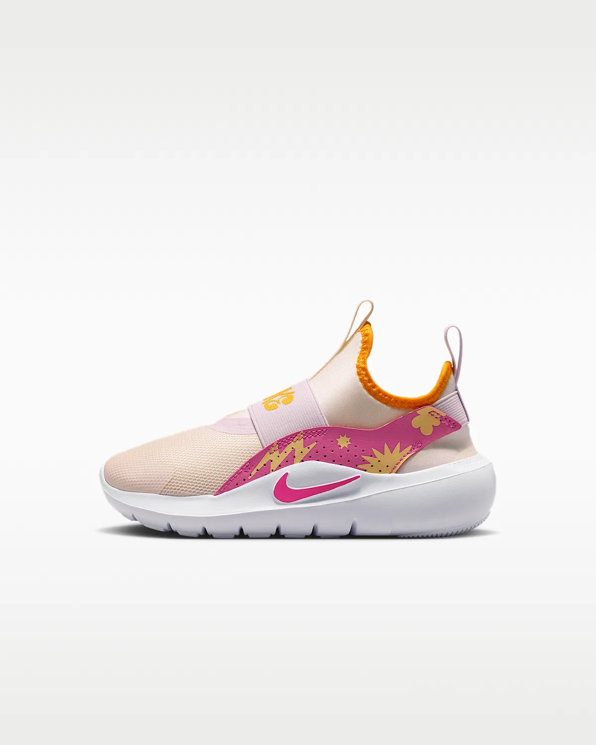 Детские кроссовки Nike Flex Runner 4 SE, Chalk/Sundial/Tangerine Tint/Desert Pink