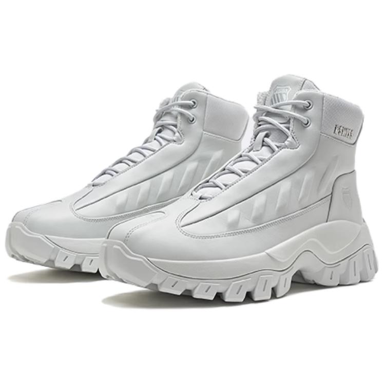 Kswiss устойчивые к истиранию нескользящие короткие зимние ботинки мужские gray K·SWISS, серый — фото 4