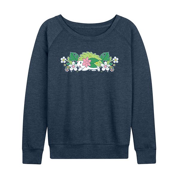 

Женская футболка с длинным рукавом Pokémon Shaymin Floral French Terry Licensed Character, Heather Indigo, Фиолетовый, Женская футболка с длинным рукавом Pokémon Shaymin Floral French Terry Licensed Character, Heather Indigo