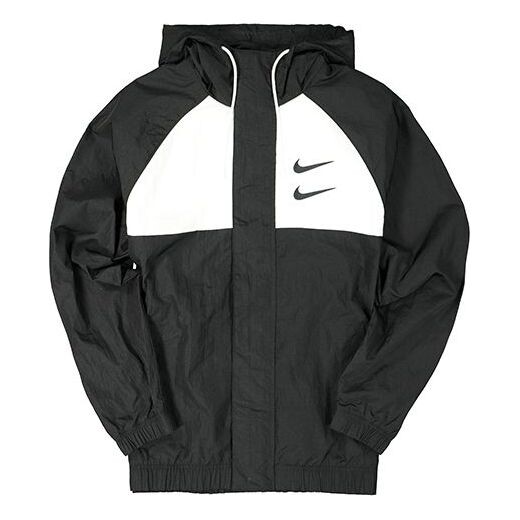 

Куртка Nike Sportswear Swoosh Men's Woven Hooded Jacket Black, черный