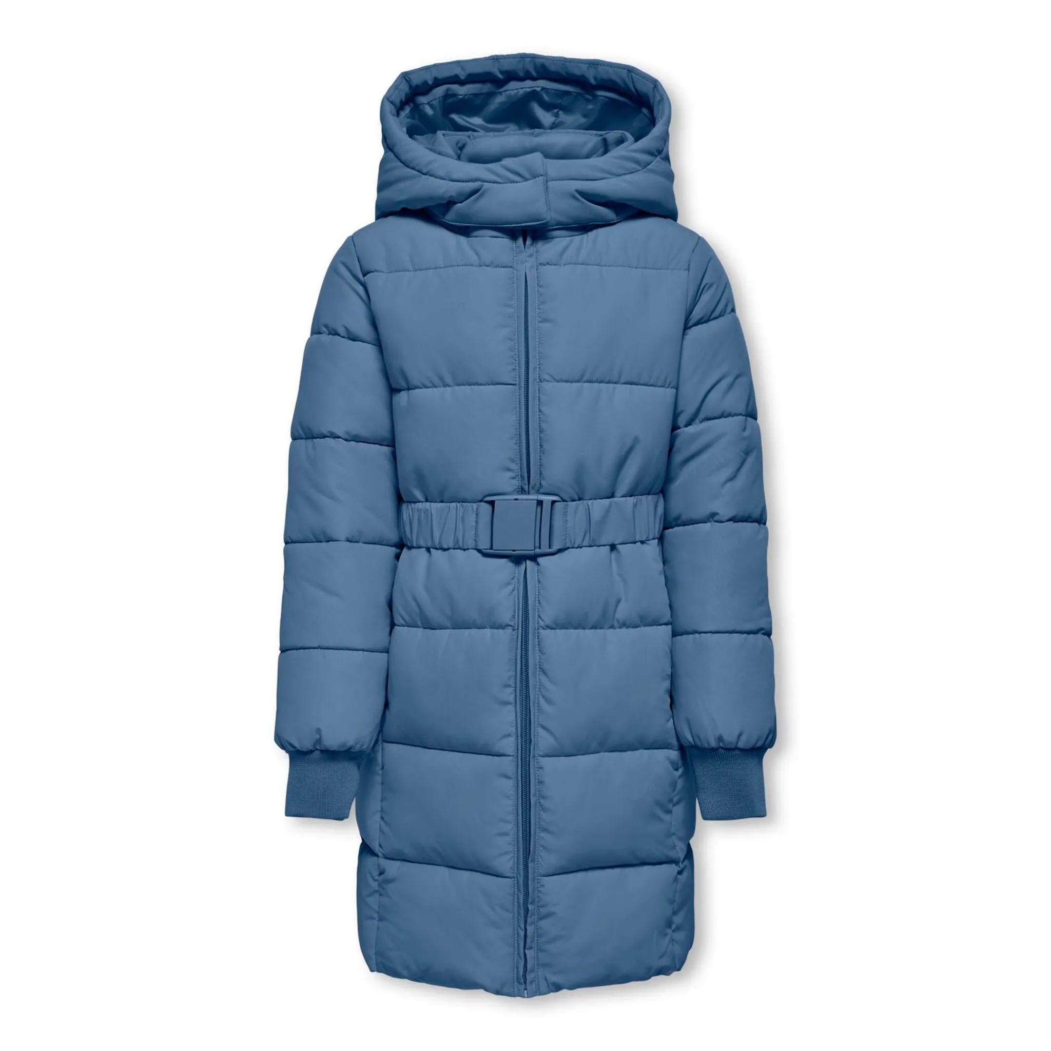 

Стеганая куртка KIDS ONLY «KOGMAGGI BELT HOODED PUFFER JACKET OTW», с капюшоном, цвет Coronet Blue