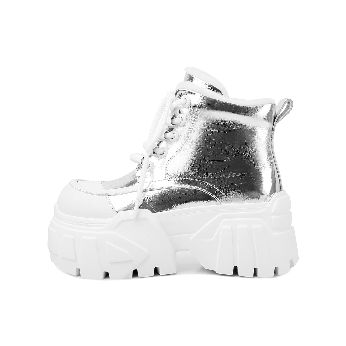 Ботильоны женские серебряный Hoov, цвет Glacier silver