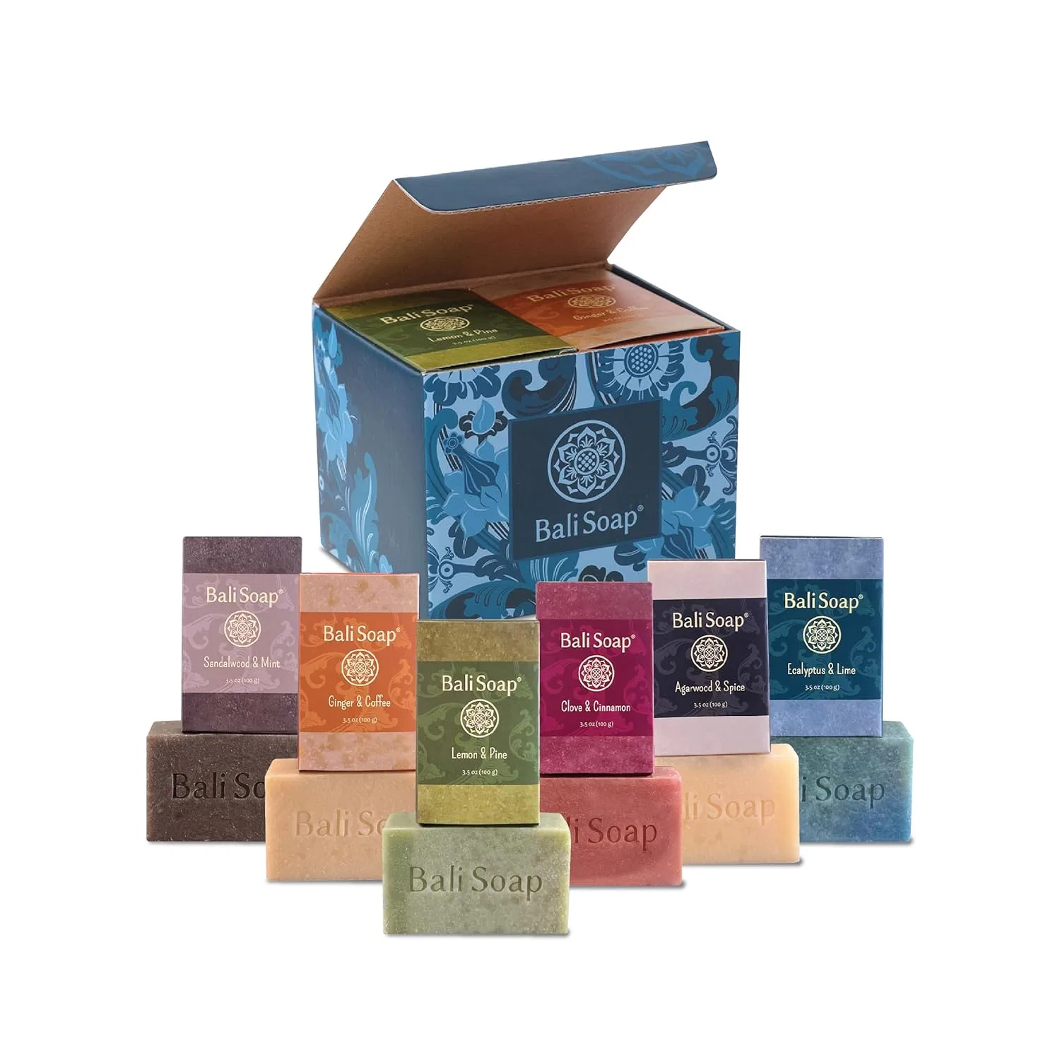 Набор натурального мыла Bali Soap Exotic Pack для мужчин и женщин (6 x 100 г) Bali Soap