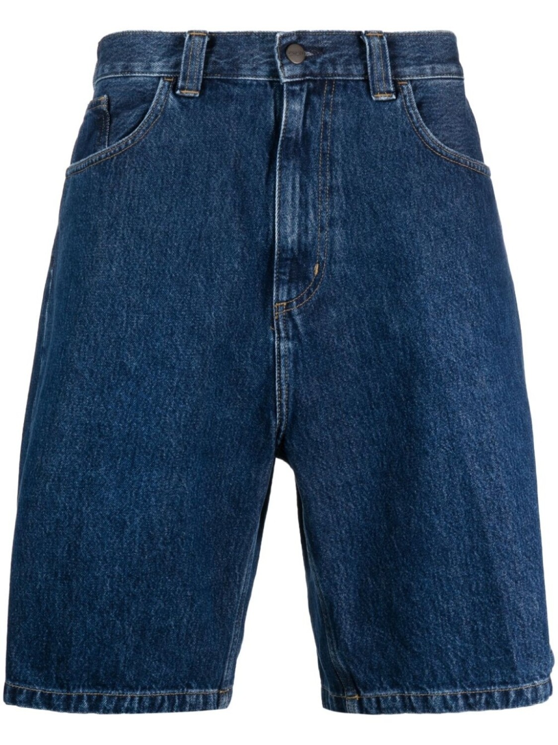

Carhartt WIP джинсовые шорты с нашивкой-логотипом, синий
