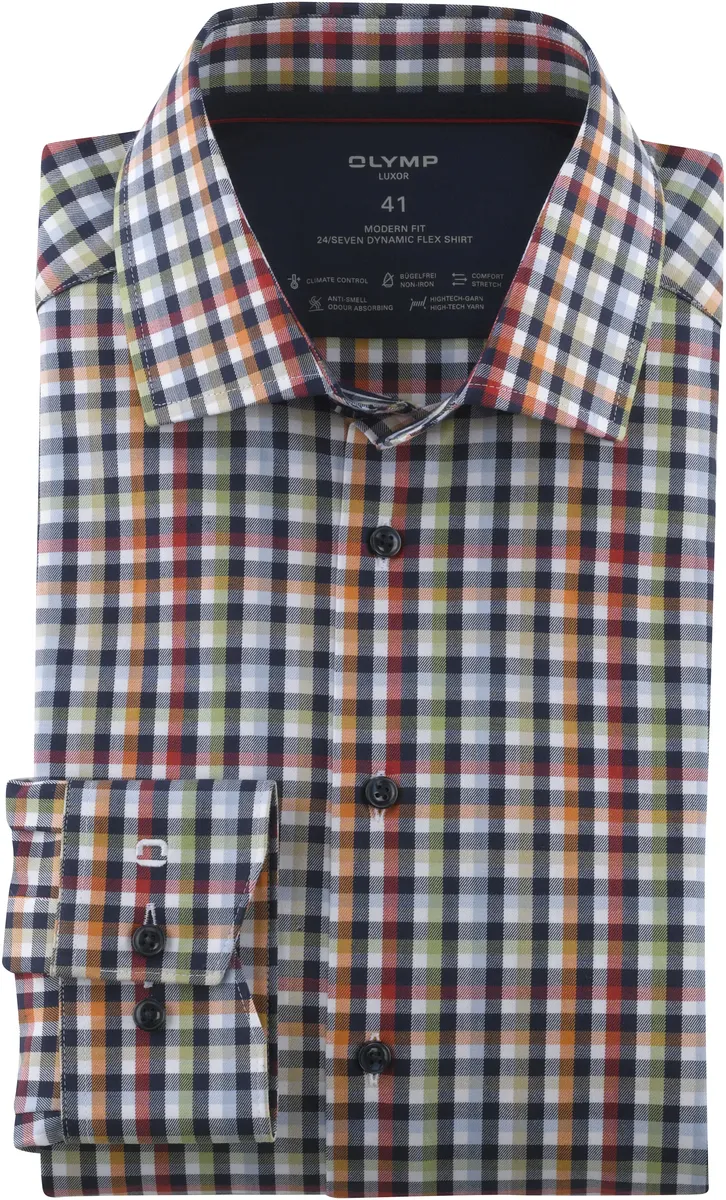 

Деловая рубашка OLYMP "Luxor Modern Fit" из серии 24/7 Luxor Modern Fit, красный