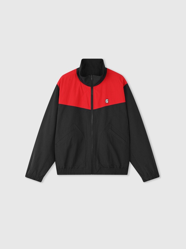 

Куртка Gap двусторонняя, черный / красный