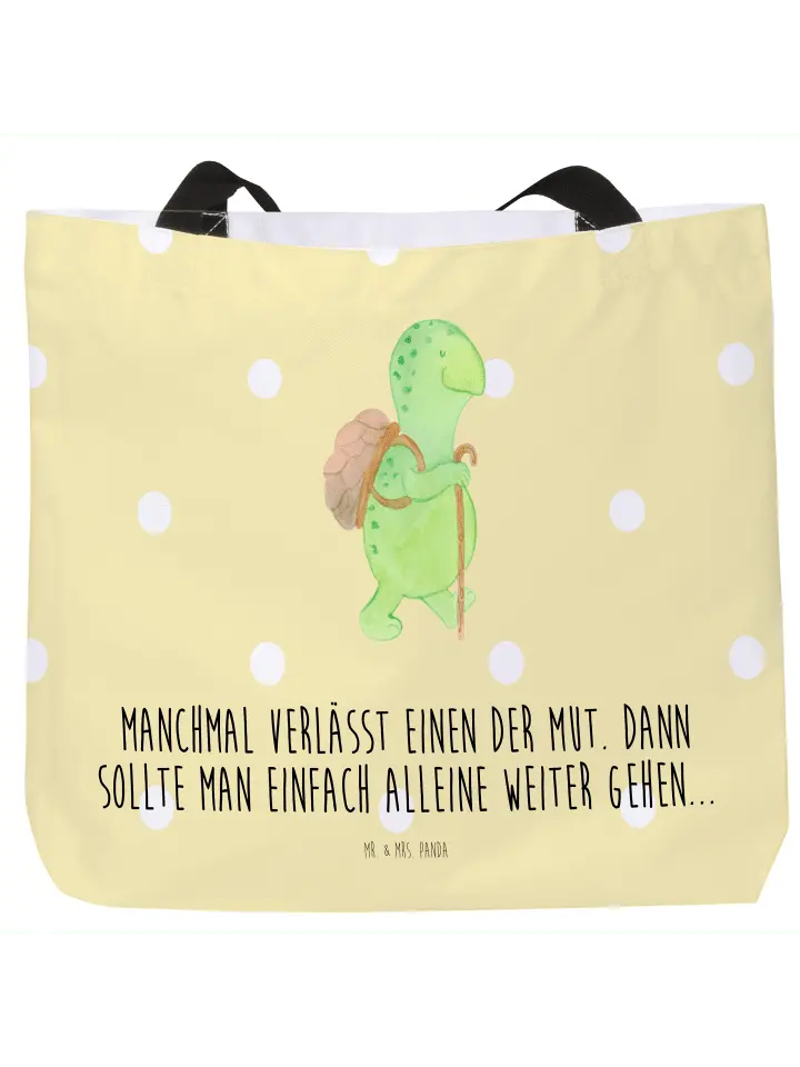 

Шоппер Mr. & Mrs. Panda, желтый пастельный