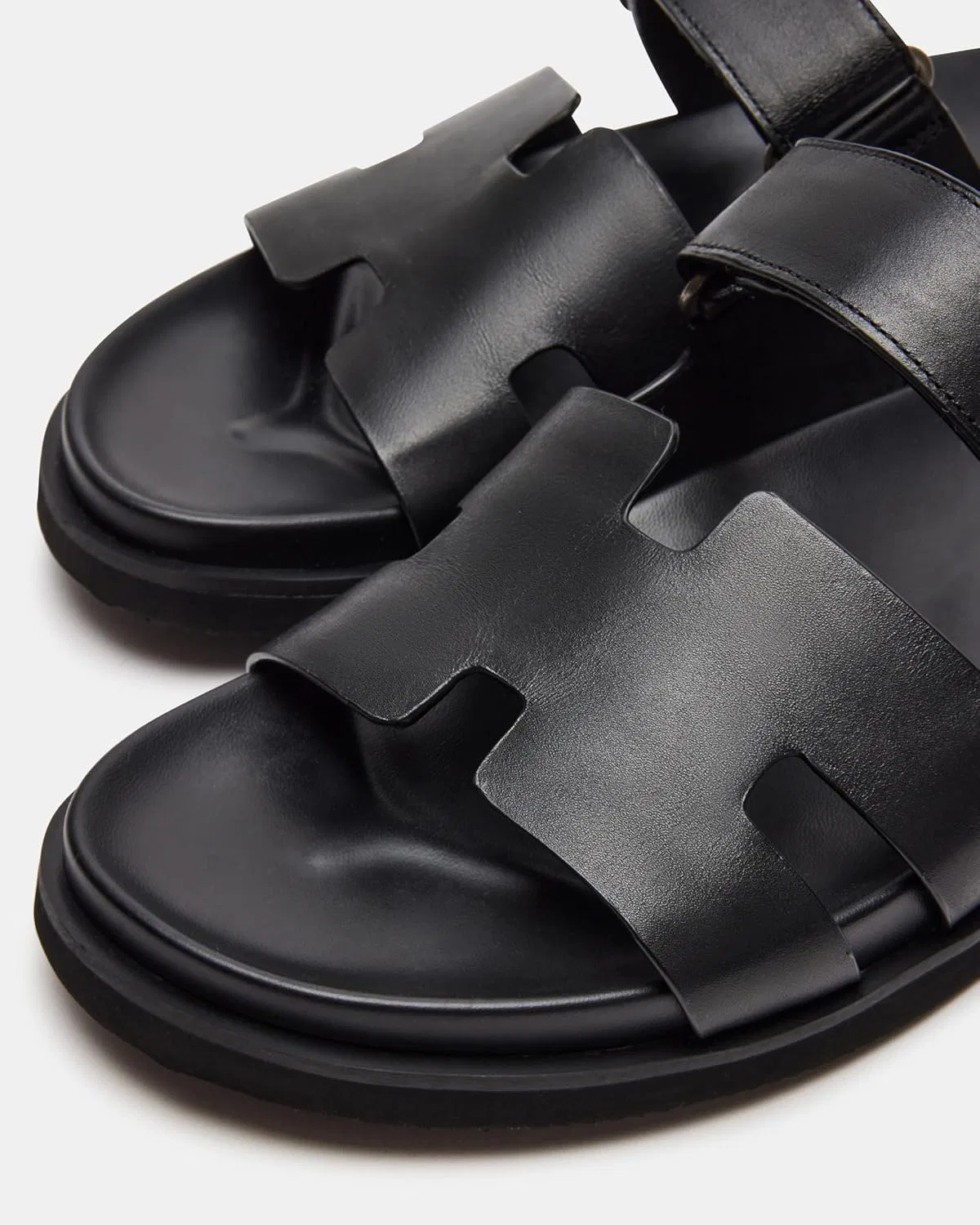 Мужские сандалии Steve Madden Maiv01m1, Black Leather — фото 4