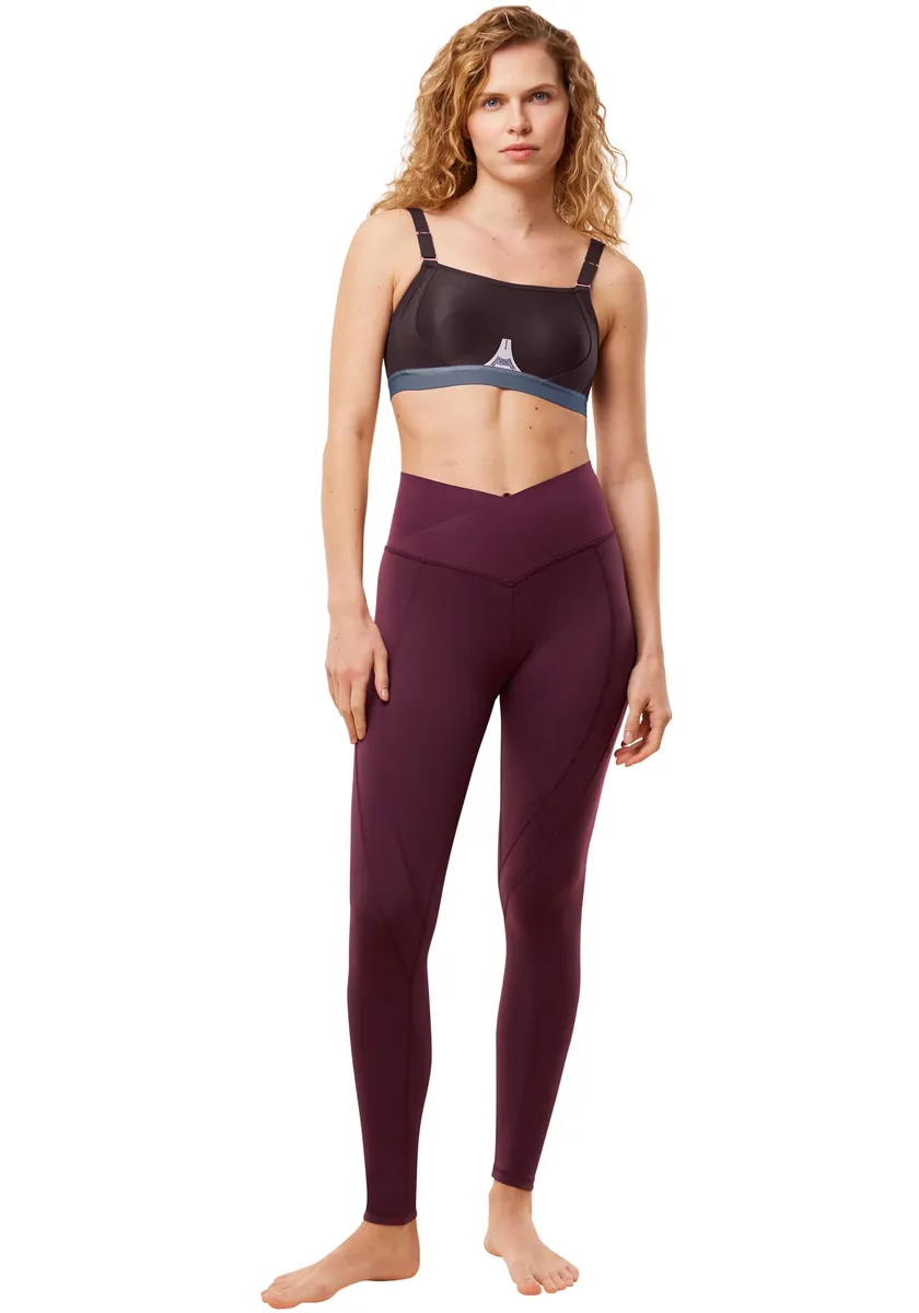 

Спортивные брюки Triaction от Triumph "Cardio RTW High-Rise Leggings", дышащие Triaction By Triumph, бордовый