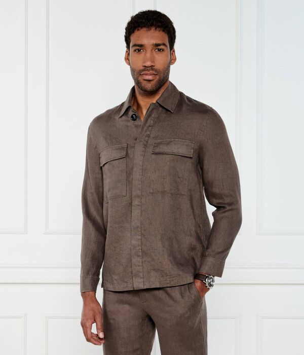 

Льняная рубашка Эйден Modern fit Sand Copenhagen, коричневый