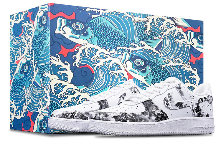 

Кроссовки Nike Air Force 1 Skateboard Shoes Women's Low-Top Black White