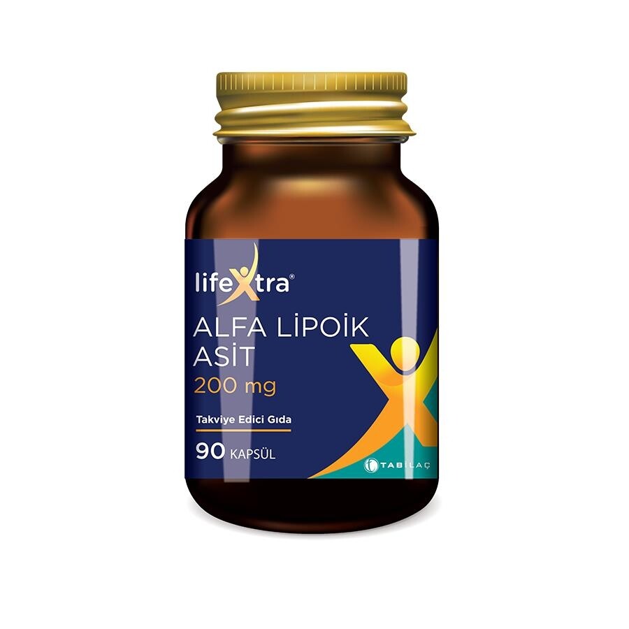 

Lifextra Альфа-липоевая кислота 200 мг 90 капсул TAB İLAÇ