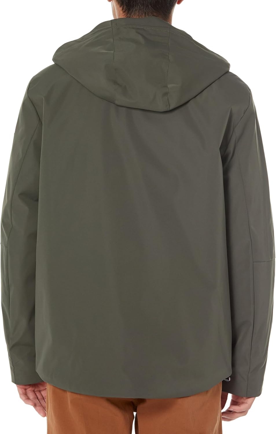 Мужская куртка с капюшоном Tommy Hilfiger Mens Softshell с нагрудным карманом на молнии, Olive — фото 2