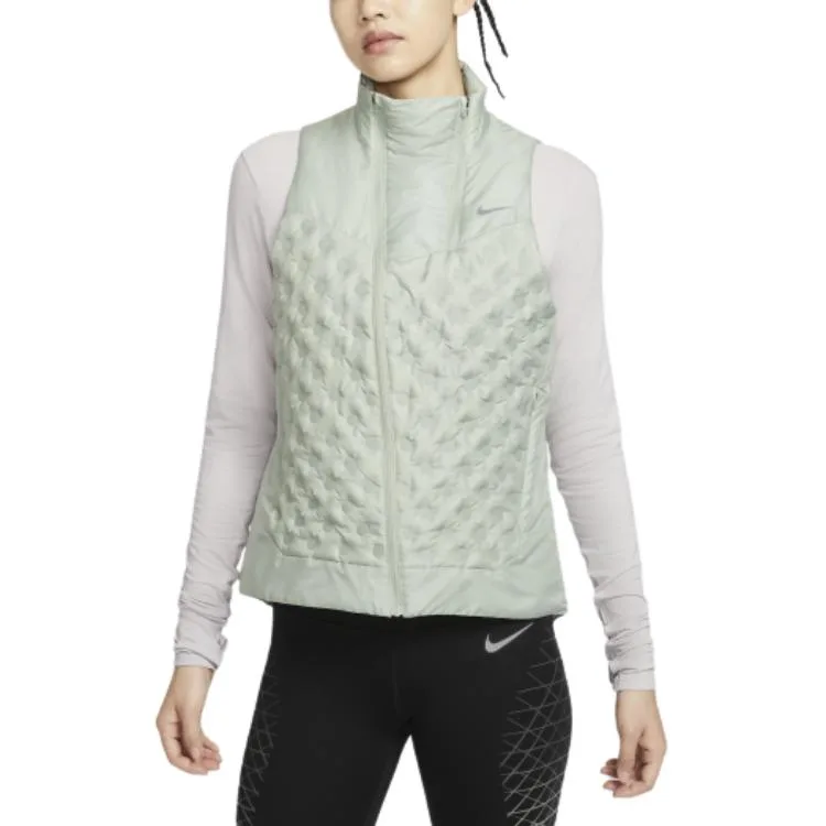 Nike Женская жилетка Therma Fit Adv Repel AeroLoft цвета хоризон джад — фото 4
