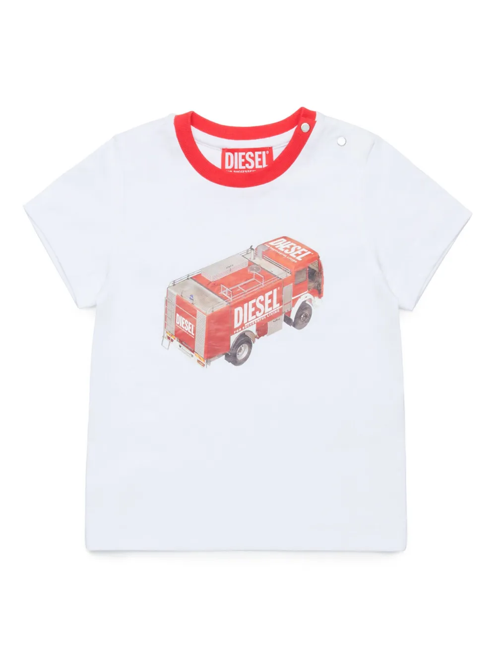 

Футболка с принтом Diesel Kids, белый