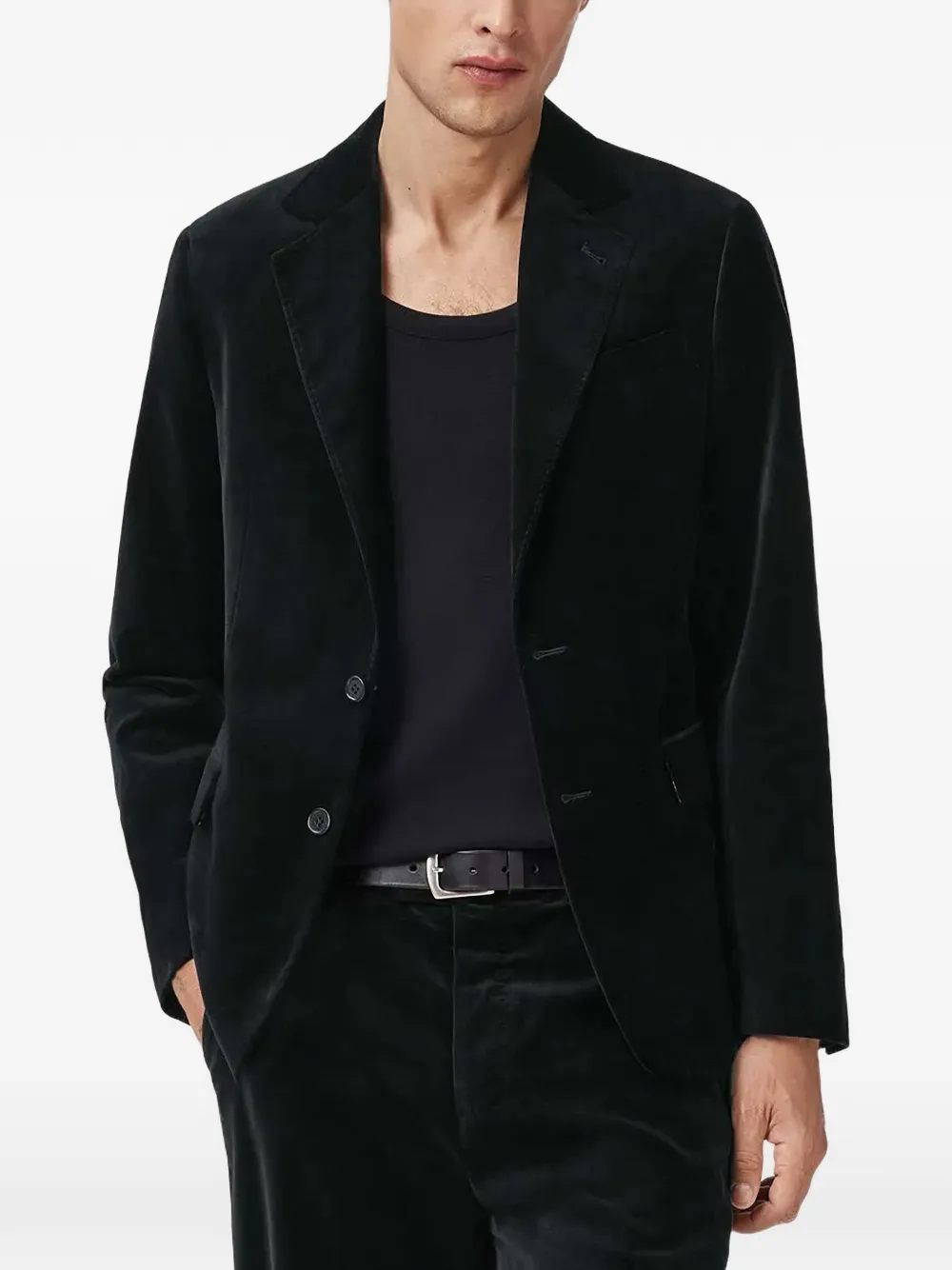 

Костюм Saga на пуговицах Allsaints, черный