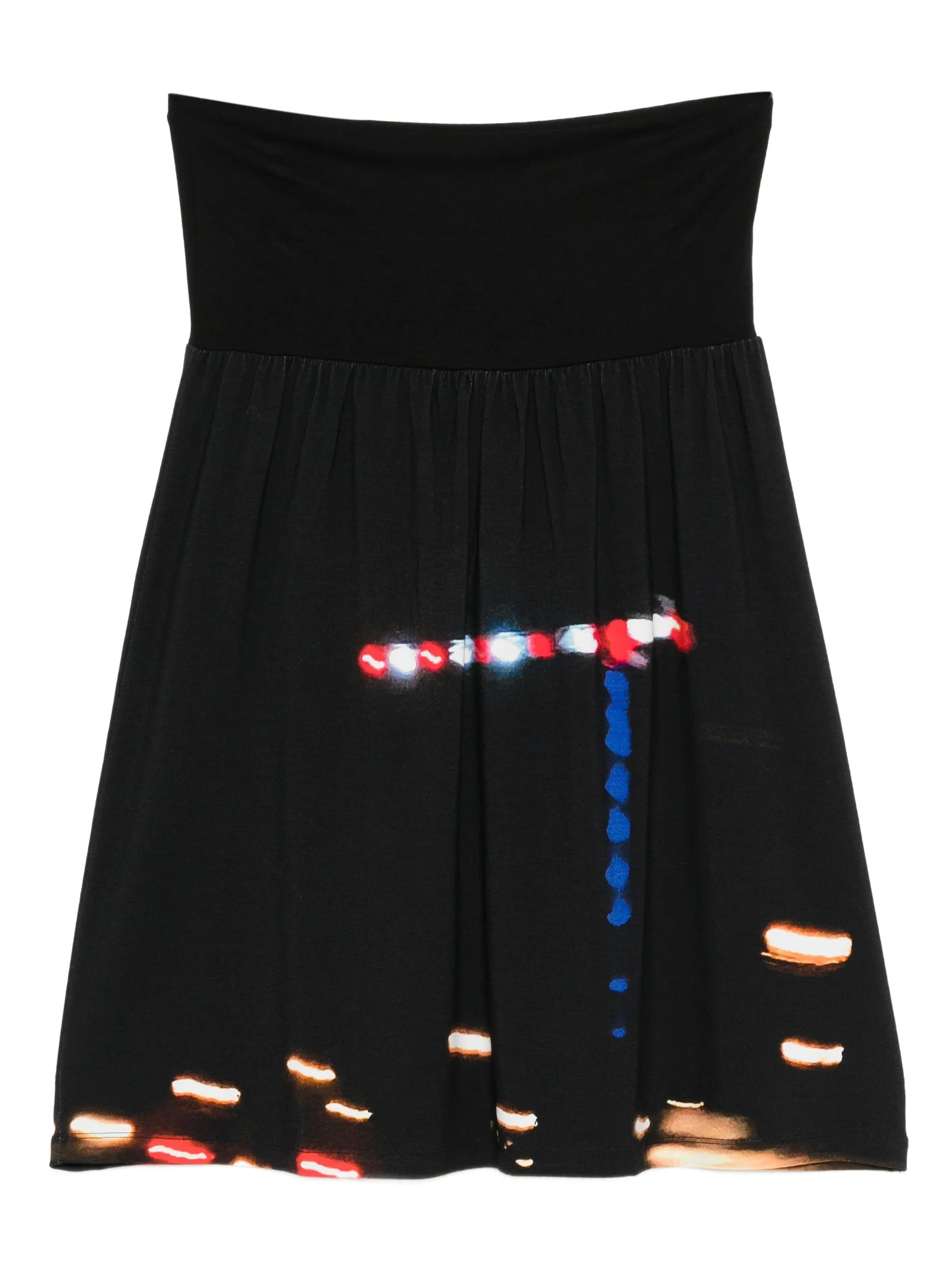 

Юбка с принтом Agnès B., черный