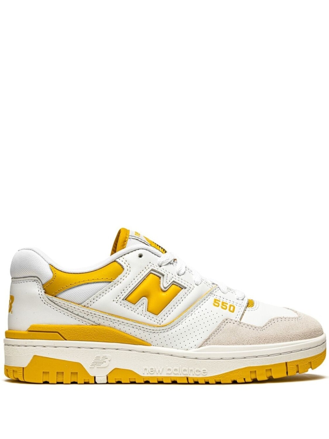 

Кроссовки New Balance 550, белый/желтый