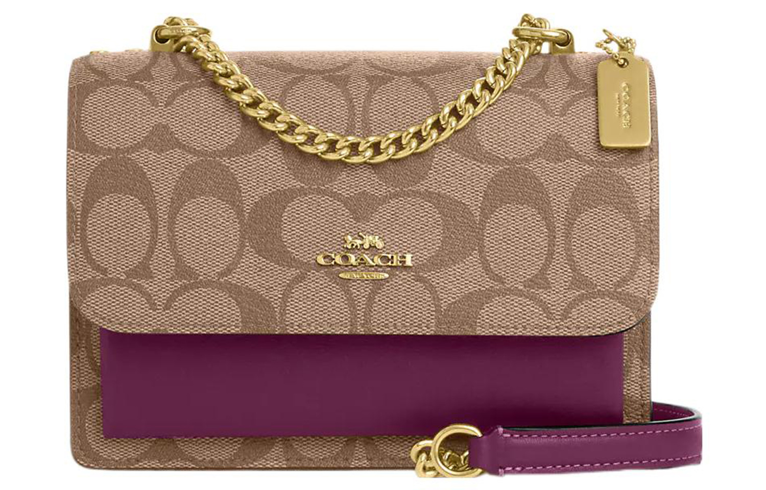 

Кожаная сумка через плечо мини Klare Canvas от COACH для женщин