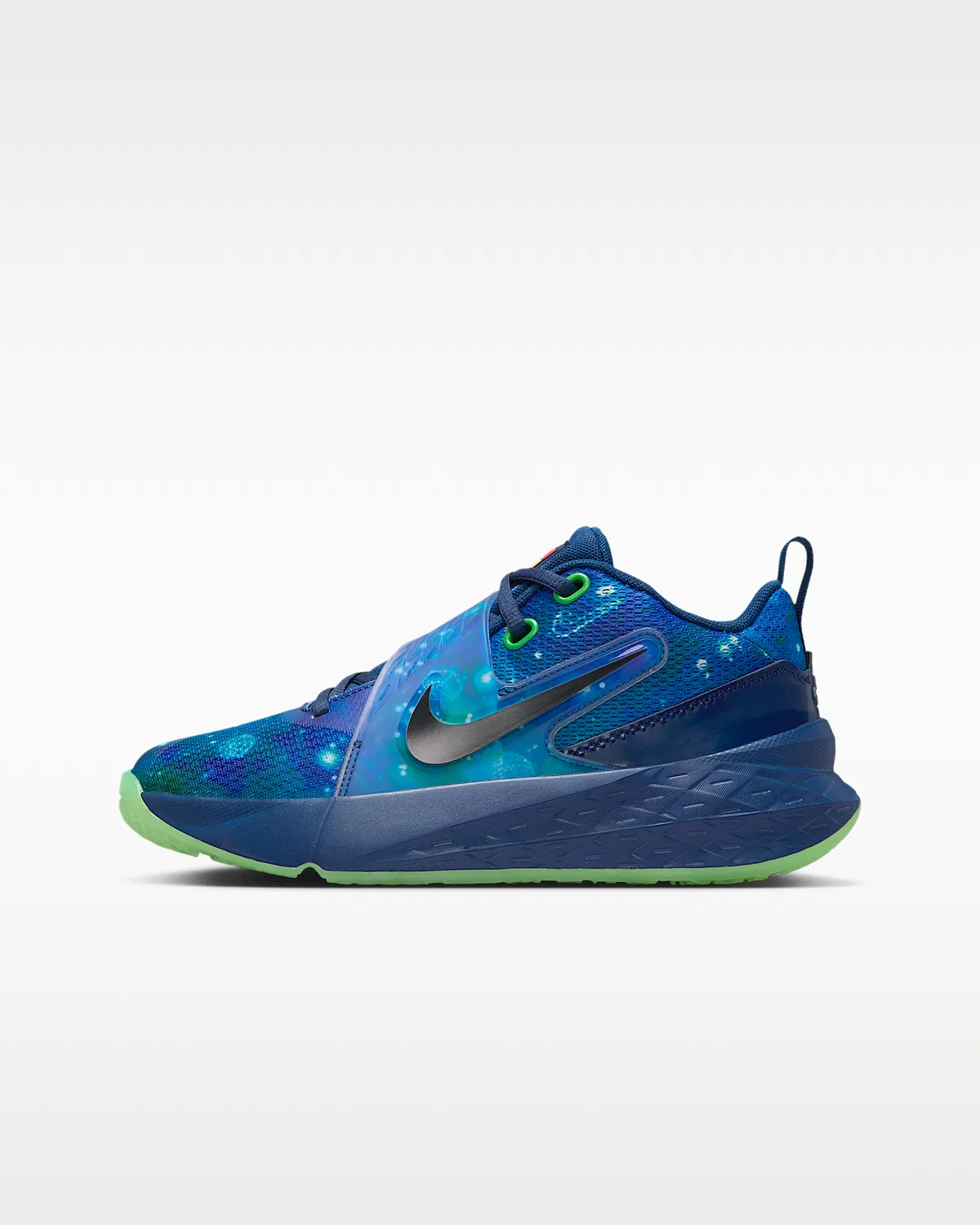 Детские баскетбольные кроссовки Nike Hustle D 12 x LEGO® Collection, Brave Blue/Multi-Color/Green Strike/Black